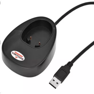 Virtuos CCD 2D čtečka HW-855A, bezdrátová, základna, USB, černá