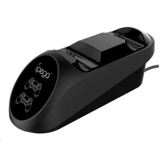 iPega PG-9180 Double Charger dokovací stanice pro gamepady PS4, černá iPega PG-9180 Double Charger dokovací stanice pro gamepady PS4, černá