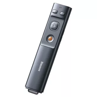Baseus Orange dot laserové bezdrátové ukazovátko, šedá Baseus Orange dot laserové bezdrátové ukazovátko, šedá