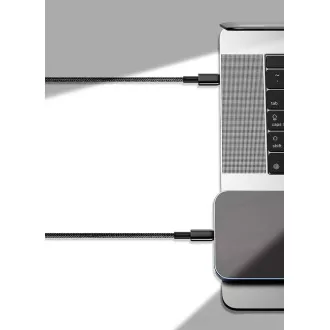 Baseus Tungsten Gold rychlonabíjecí / datový kabel USB-C na Lightning PD 20W 2m, černá Baseus Tungsten Gold rychlonabíjecí / datový kabel USB-C na Lightning PD 20W 2m, černá