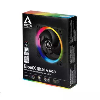 ARCTIC ventilátor BioniX P120 A-RGB 120mm, 8-pin, PWM ARCTIC ventilátor BioniX P120 A-RGB 120mm, 8-pin, PWM