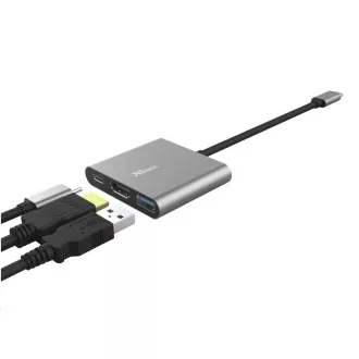 TRUST adaptér DALYX, 3-in-1, USB-C