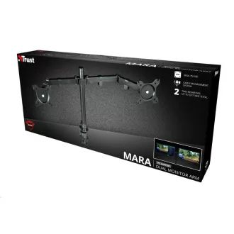 TRUST držák na 2 monitory, GXT 1120 Mara Dual Monitor Arm TRUST držák na 2 monitory, GXT 1120 Mara Dual Monitor Arm