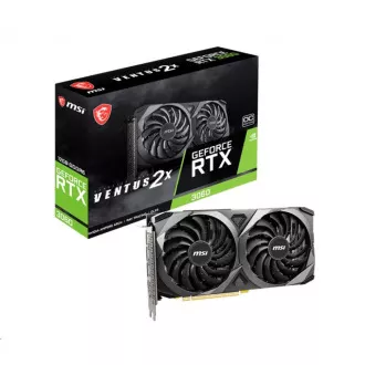 MSI VGA NVIDIA GeForce RTX 3060 VENTUS 2X 12G OC, 12G GDDR6, 3xDP, 1xHDMI MSI VGA NVIDIA GeForce RTX 3060 VENTUS 2X 12G OC, 12G GDDR6, 3xDP, 1xHDMI
