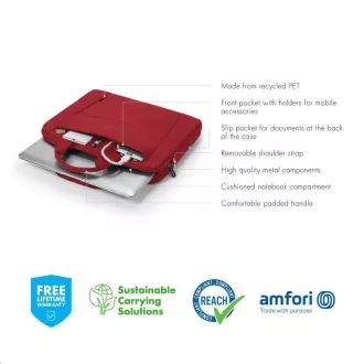 DICOTA Eco Slim Case BASE 13-14.1 Red DICOTA Eco Slim Case BASE 13-14.1 Red