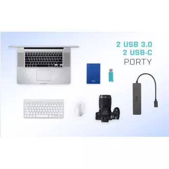 i-tec USB-C Hub Metal 4-Port i-tec USB-C Hub Metal 4-Port