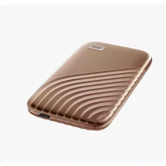 SanDisk WD My Passport SSD externí 2TB, USB-C 3.2, 1050/1000MB/s R/W PC & Mac, GOLD SanDisk WD My Passport SSD externí 2TB, USB-C 3.2, 1050/1000MB/s R/W PC & Mac, GOLD