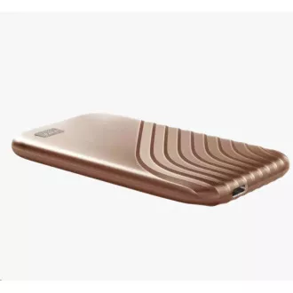 SanDisk WD My Passport SSD externí 2TB, USB-C 3.2, 1050/1000MB/s R/W PC & Mac, GOLD SanDisk WD My Passport SSD externí 2TB, USB-C 3.2, 1050/1000MB/s R/W PC & Mac, GOLD