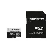 TRANSCEND MicroSDXC karta 256GB 340S, UHS-I U3 A2 Ultra Performace 160/125 MB/s