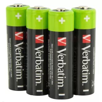 VERBATIM Nabíjecí baterie AA Premium 4-Pack 2500 mAh