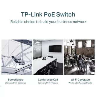 TP-Link CCTV Easy Smart switch TL-SG1218MPE (16xGbE, 2xGbE/2xSFP combo, 16xPoE+, 250W) TP-Link CCTV Easy Smart switch TL-SG1218MPE (16xGbE, 2xGbE/2xSFP combo, 16xPoE+, 250W)