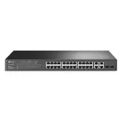 TP-Link OMADA JetStream switch TL-SL2428P (24x100Mb/s, 2xGbE, 2GbE/2xSFP combo, 24xPoE+, 250W)