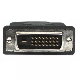 Manhattan kabel HDMI na DVI-D, Dual Link, 1m, černá