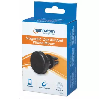 Manhattan držák na mobil do auta, Magnetic Car Air-Vent Phone Mount, černá Manhattan držák na mobil do auta, Magnetic Car Air-Vent Phone Mount, černá