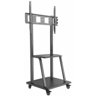 Manhattan univerzální TV vozík, Universal Heavy Duty TV Cart, 37" až 100" TV, černá Manhattan univerzální TV vozík, Universal Heavy Duty TV Cart, 37" až 100" TV, černá