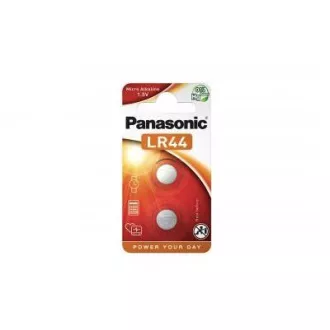 PANASONIC Alkalická MIKRO baterie LR-44EL/2B 1, 5V (Blistr 2ks)