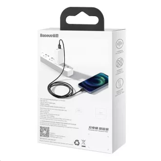 Baseus Superior Series rychlonabíjecí kabel USB/Lightning 2.4A 1m černá