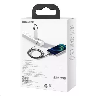 Baseus Superior Series rychlonabíjecí kabel Type-C/Lightning 20W 1m černá Baseus Superior Series rychlonabíjecí kabel Type-C/Lightning 20W 1m černá