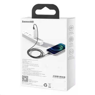 Baseus Superior Series rychlonabíjecí kabel Type-C/Lightning 20W 2m černá