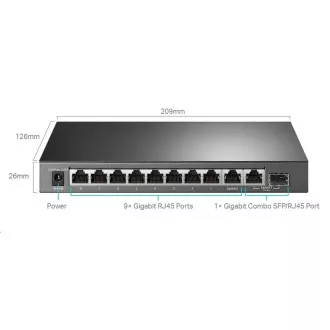 TP-Link CCTV Easy Smart switch TL-SG1210MPE (8xGbE, 1xGbE uplink, 1xGbE/SFP combo uplink, 8xPoE+, 123W, fanless) TP-Link CCTV Easy Smart switch TL-SG1210MPE (8xGbE, 1xGbE uplink, 1xGbE/SFP combo uplink, 8xPoE+, 123W, fanless)