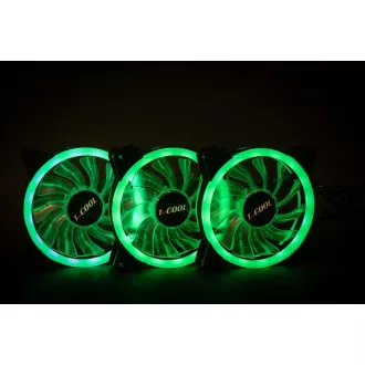 1stCOOL Fan KIT AURA EVO 1 ARGB, 3x Dual Ring ventilátor + ARGB Nano řadič 1stCOOL Fan KIT AURA EVO 1 ARGB, 3x Dual Ring ventilátor + ARGB Nano řadič