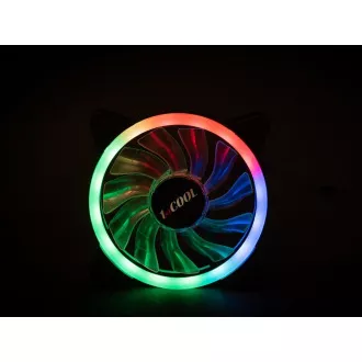 1stCOOL Fan AURA EVO Dual Ring ARGB ventilátor 12cm