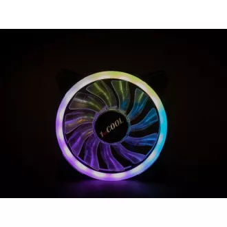 1stCOOL Fan AURA EVO Dual Ring ARGB ventilátor 12cm