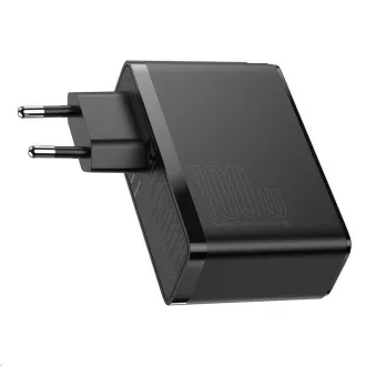 Baseus GaN2 Pro rychlonabíjecí adaptér 2x Type-C + 2x USB-A 100W černá Baseus GaN2 Pro rychlonabíjecí adaptér 2x Type-C + 2x USB-A 100W černá