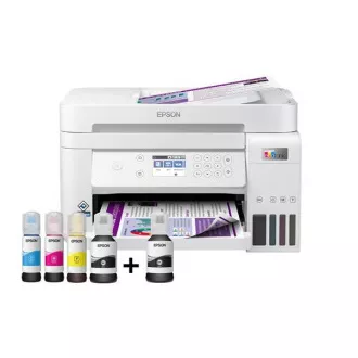 EPSON tiskárna ink EcoTank L6276, 3v1, A4, 1200x4800dpi, 33ppm, USB, Wi-Fi, LAN, bílá, Záruka 5 let po registraci zdarma EPSON tiskárna ink EcoTank L6276, 3v1, A4, 1200x4800dpi, 33ppm, USB, Wi-Fi, LAN, bílá, Záruka 5 let po registraci zdarma