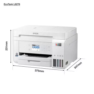 EPSON tiskárna ink EcoTank L6276, 3v1, A4, 1200x4800dpi, 33ppm, USB, Wi-Fi, LAN, bílá, Záruka 5 let po registraci zdarma EPSON tiskárna ink EcoTank L6276, 3v1, A4, 1200x4800dpi, 33ppm, USB, Wi-Fi, LAN, bílá, Záruka 5 let po registraci zdarma
