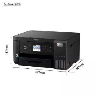 EPSON tiskárna ink EcoTank L6260, 3v1, A4, 1200x4800, 33ppm, USB, Wi-Fi, LAN, Záruka 5 let po registraci zdarma EPSON tiskárna ink EcoTank L6260, 3v1, A4, 1200x4800, 33ppm, USB, Wi-Fi, LAN, Záruka 5 let po registraci zdarma