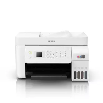 EPSON tiskárna ink EcoTank L5296, 4v1, A4, 1440x5760dpi, 33ppm, USB, Wi-Fi, LAN, bílá EPSON tiskárna ink EcoTank L5296, 4v1, A4, 1440x5760dpi, 33ppm, USB, Wi-Fi, LAN, bílá