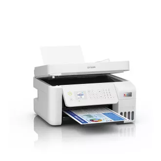 EPSON tiskárna ink EcoTank L5296, 4v1, A4, 1440x5760dpi, 33ppm, USB, Wi-Fi, LAN, bílá EPSON tiskárna ink EcoTank L5296, 4v1, A4, 1440x5760dpi, 33ppm, USB, Wi-Fi, LAN, bílá