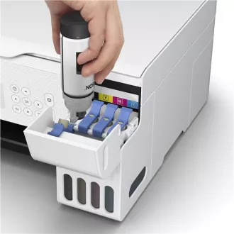 EPSON tiskárna ink EcoTank L3266, 3v1, A4, 1440x5760dpi, 33ppm, USB, Wi-Fi, bílá