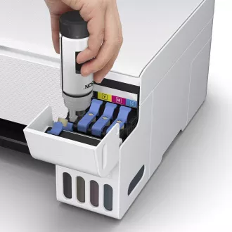 EPSON tiskárna ink EcoTank L3256, 3v1, A4, 1440x5760dpi, 33ppm, USB, Wi-Fi, bílá