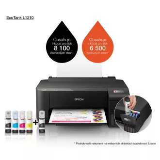EPSON tiskárna ink EcoTank L1210, A4, 1440x5760dpi, 33ppm, USB EPSON tiskárna ink EcoTank L1210, A4, 1440x5760dpi, 33ppm, USB