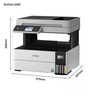 EPSON tiskárna ink EcoTank L6460, 3v1, A4, 1200x4800dpi, 37ppm, USB, Duplex, Záruka 5 let po registraci zdarma EPSON tiskárna ink EcoTank L6460, 3v1, A4, 1200x4800dpi, 37ppm, USB, Duplex, Záruka 5 let po registraci zdarma