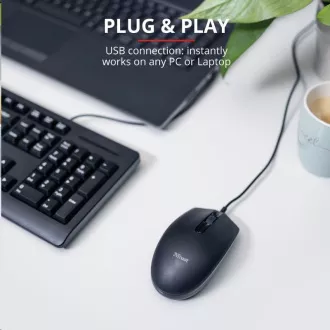 TRUST Myš Optical BASI WIRED, USB TRUST Myš Optical BASI WIRED, USB