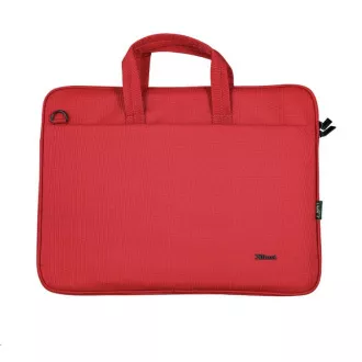 TRUST Pouzdro na notebook 16" Bologna Slim Laptop Bag Eco, červená