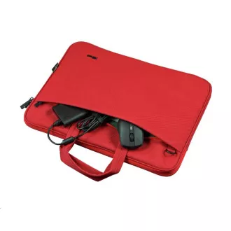 TRUST Pouzdro na notebook 16" Bologna Slim Laptop Bag Eco, červená