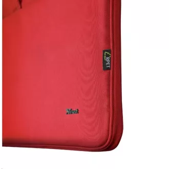 TRUST Pouzdro na notebook 16" Bologna Slim Laptop Bag Eco, červená