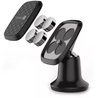 CONNECT IT univerzální magnetický držák do auta InCarz 4Ultra, 4 magnety, černá CONNECT IT univerzální magnetický držák do auta InCarz 4Ultra, 4 magnety, černá