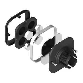 CONNECT IT univerzální magnetický držák do auta InCarz ArmAngle, 4 magnety, karbonový
