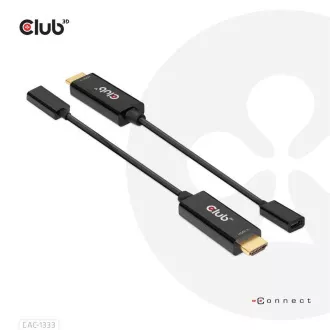 Club3D aktivní adaptér HDMI na USB-C, 4K60Hz, M/F Club3D aktivní adaptér HDMI na USB-C, 4K60Hz, M/F