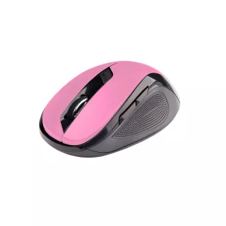 C-TECH myš WLM-02, černo-růžová, bezdrátová, 1600DPI, 6 tlačítek, USB nano receiver C-TECH myš WLM-02, černo-růžová, bezdrátová, 1600DPI, 6 tlačítek, USB nano receiver