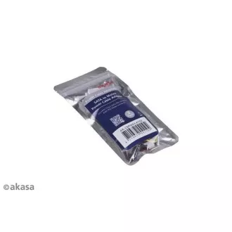 AKASA kabel SATA redukce napájení na 4pin Molex, 15cm, 2ks v balení AKASA kabel SATA redukce napájení na 4pin Molex, 15cm, 2ks v balení