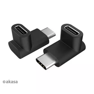 AKASA adaptér USB3.1 Gen2 Type-C na Type-C, 2ks v balení AKASA adaptér USB3.1 Gen2 Type-C na Type-C, 2ks v balení