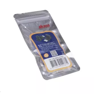 AKASA adaptér USB3.1 Gen2 Type-C na Type-C, 2ks v balení AKASA adaptér USB3.1 Gen2 Type-C na Type-C, 2ks v balení
