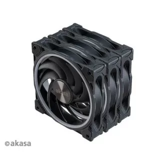 AKASA ventilátor SOHO AR, 12cm ARGB PWM fan 3pcs bundle + FLEXA FP5H AK-CBFA08-30BK + ARGB LED splitter AK-CBLD07-50BK AKASA ventilátor SOHO AR, 12cm ARGB PWM fan 3pcs bundle + FLEXA FP5H AK-CBFA08-30BK + ARGB LED splitter AK-CBLD07-50BK