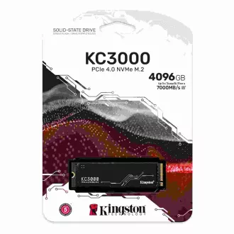 Kingston SSD 4TB (4096GB) KC3000 M.2 2280 NVMe™ PCIe Gen 4 (R 7000MB/s; W 7000MB/s) Kingston SSD 4TB (4096GB) KC3000 M.2 2280 NVMe™ PCIe Gen 4 (R 7000MB/s; W 7000MB/s)
